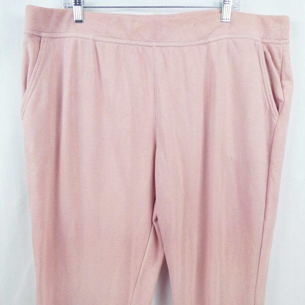 Wildfox Tie Dye Jogger Size XXL Pink Sweatpant Knit Relaxed Fit Pull On Pants 2X - Picture 3 of 12
